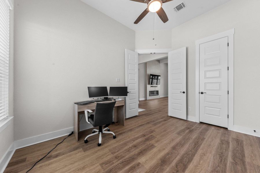 French Doors, large closet