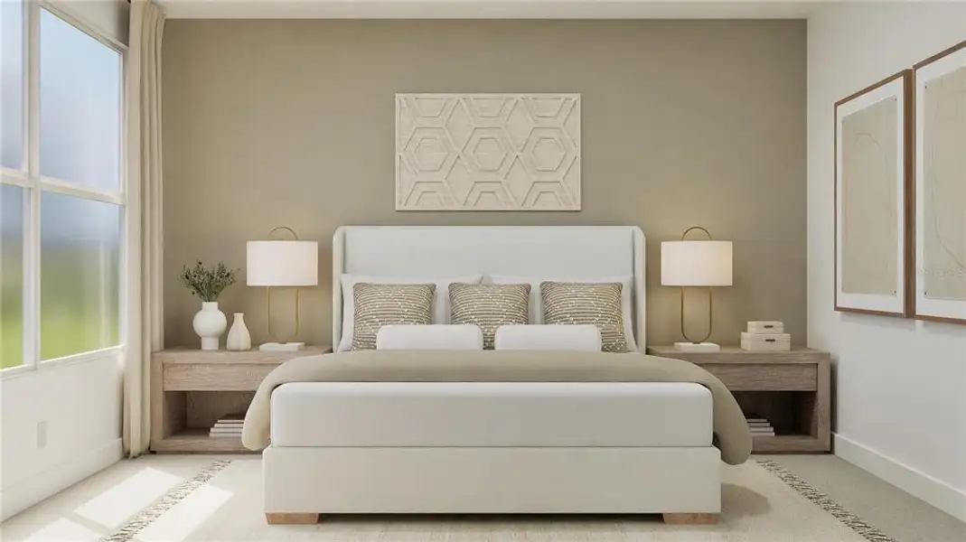 Furnished interior view inside a new home in Ranches at Lake McLeod, Eagle Lake (Image 22).