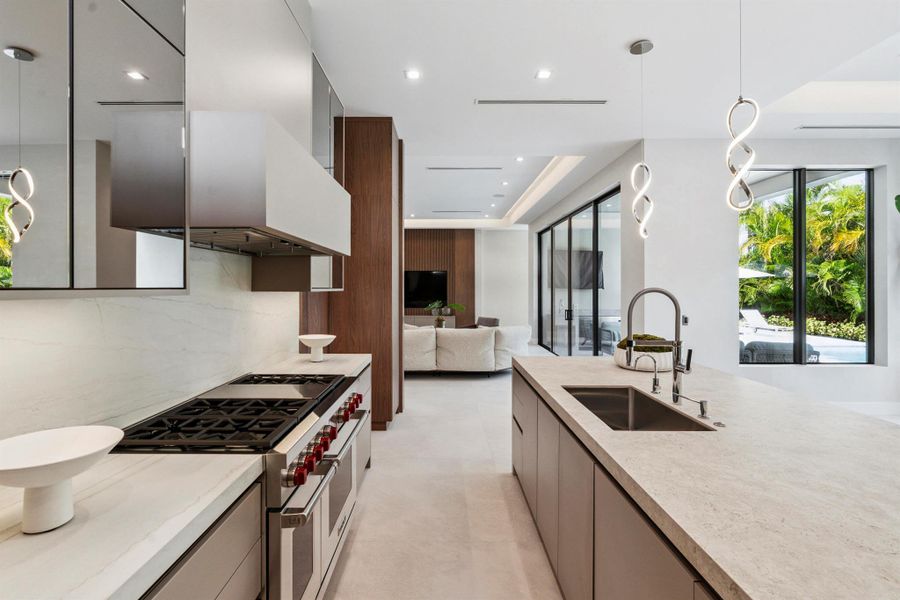 Furnished interior view inside a new home in , Boca Raton (Image 14). Furnished interior view inside a new home in , Boca Raton (Image 14).