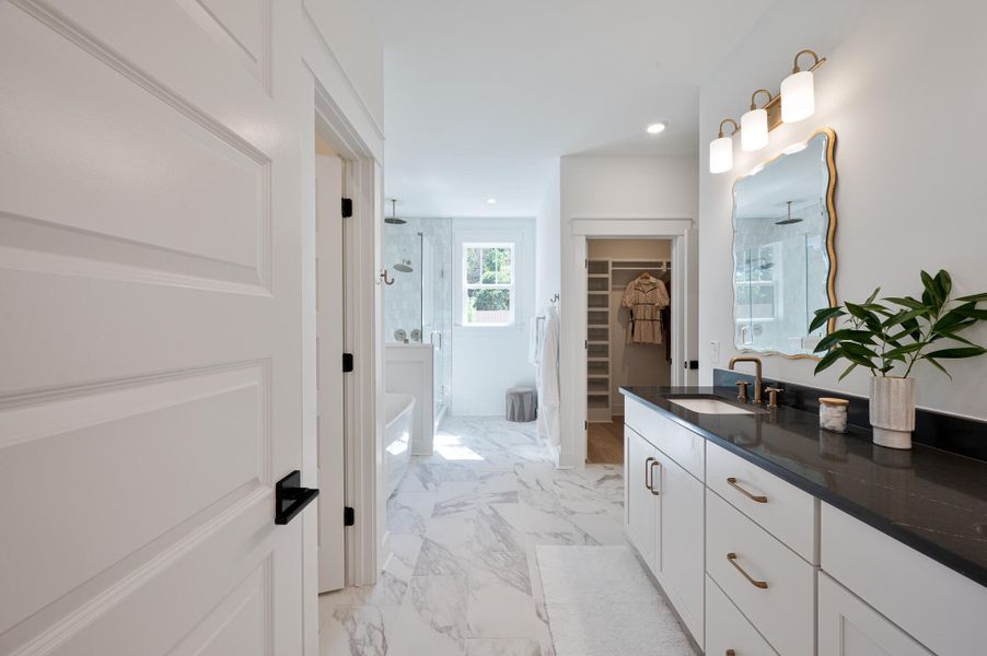 Furnished interior view inside a new home in , Johns Island (Image 9).