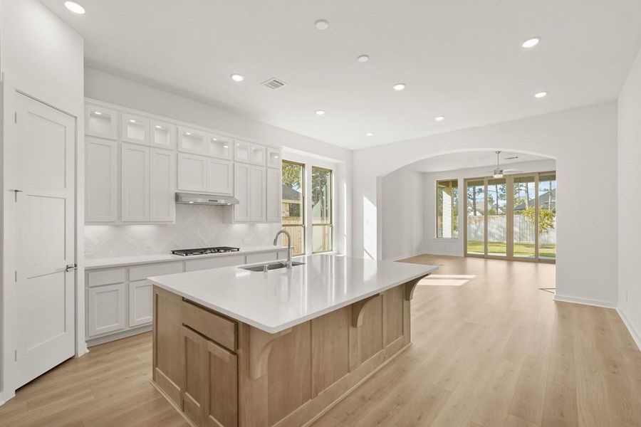 Furnished interior view inside a new home in Kresston: 55ft. lots, Magnolia (Image 10).