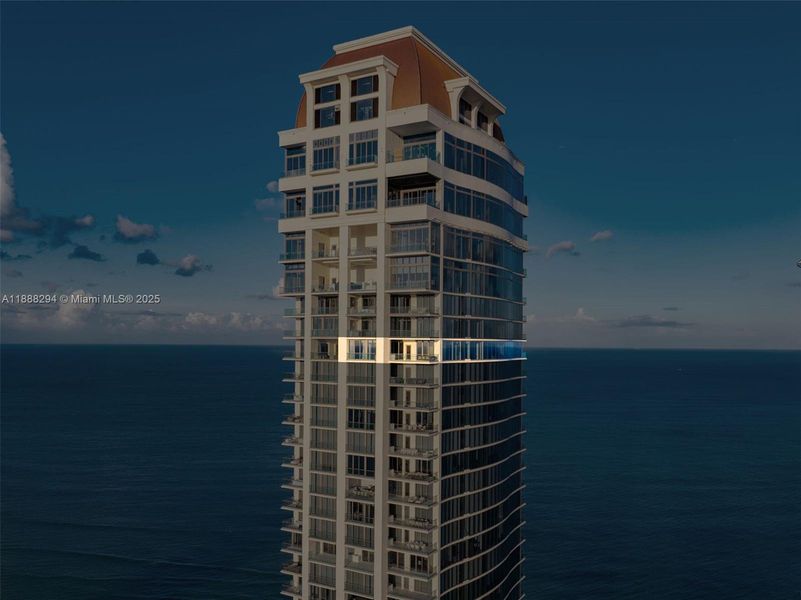 Condo located in Sunny Isles Beach, FL showcasing its design and architecture (Image 3). Condo located in Sunny Isles Beach, FL showcasing its design and architecture (Image 3).