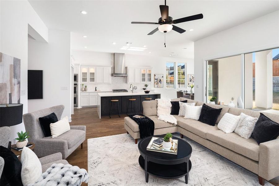 Furnished interior view inside a new home in , Frisco (Image 26).