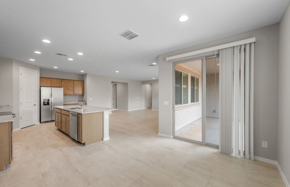 Furnished interior view inside a new home in El Rancho Santa Rosa, Maricopa (Image 5).