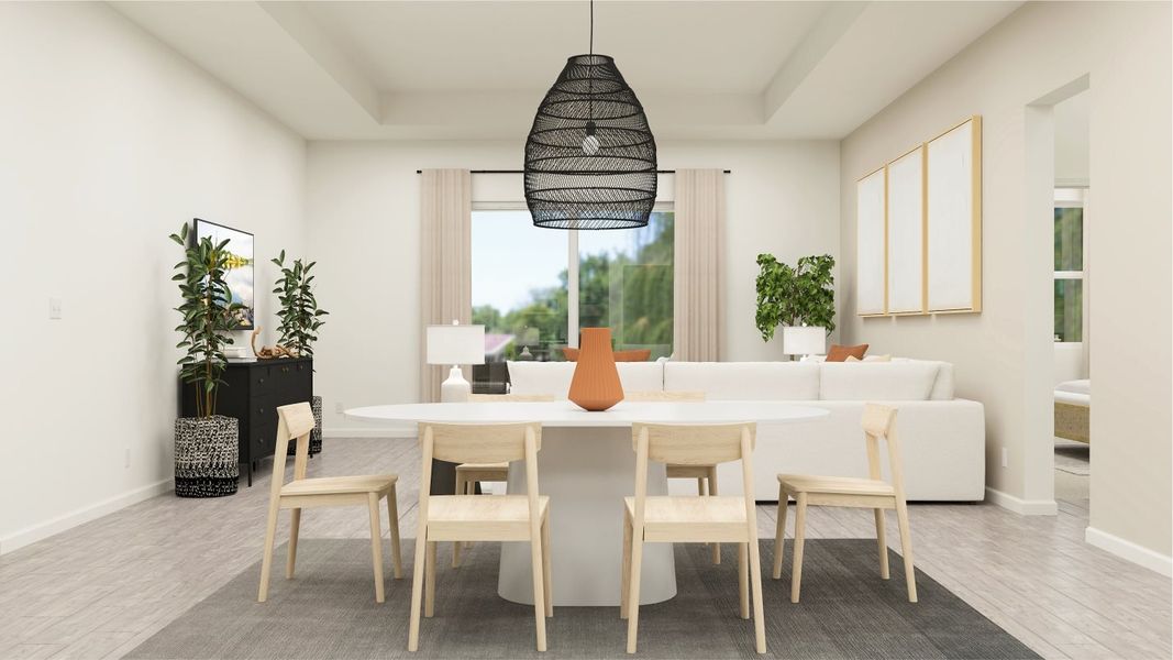 Treviso plan dining room