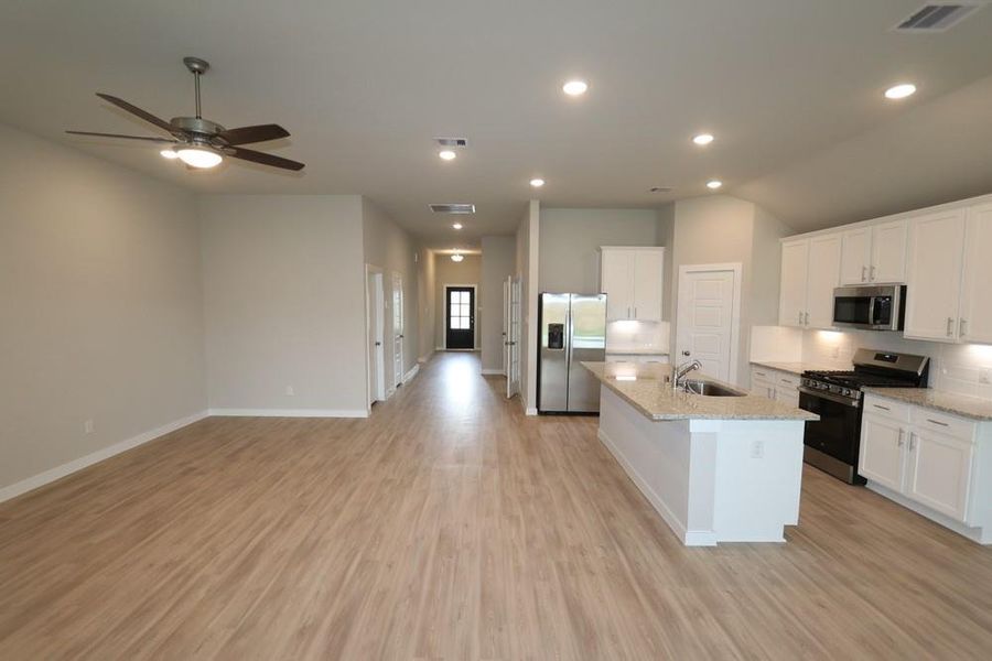 Furnished interior view inside a new home in Ambrose, La Marque (Image 7). Furnished interior view inside a new home in Ambrose, La Marque (Image 7).