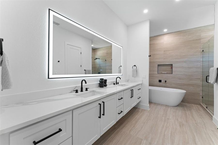 Furnished interior view inside a new home in , Dallas (Image 6). Furnished interior view inside a new home in , Dallas (Image 6).