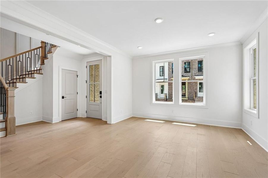 Spacious, unfurnished interior of a new home in Park Walke, Alpharetta (Image 43).