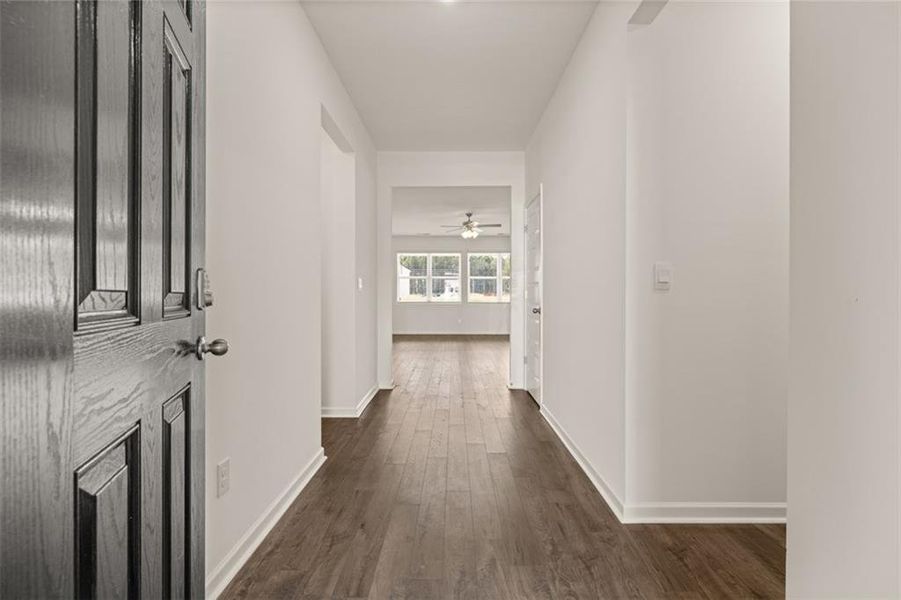 Spacious, unfurnished interior of a new home in Preserve at Dove Creek, Statham (Image 33).