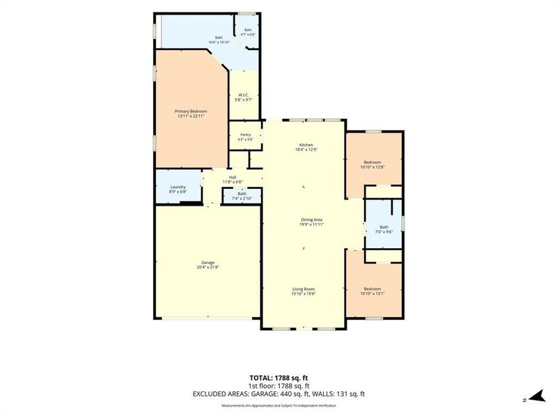 2D floor plan layout of this home in , Waco, TX (Image 5). 2D floor plan layout of this home in , Waco, TX (Image 5).
