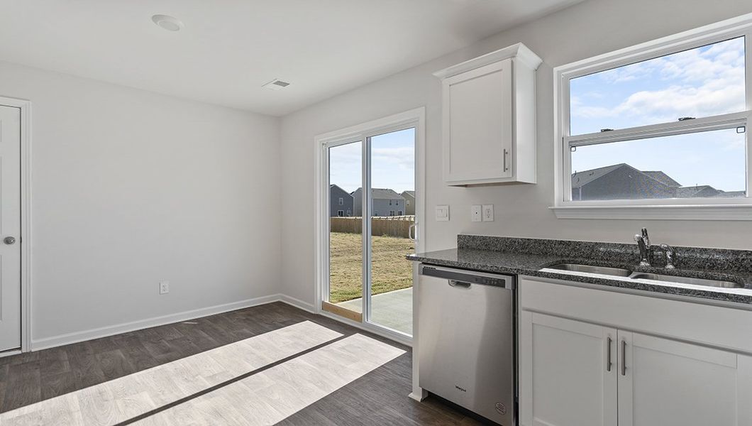 Representative furnished interior of a home built from the Rachel by D.R. Horton in Patton Cove, Clyde (Image 7). Representative furnished interior of a home built from the Rachel by D.R. Horton in Patton Cove, Clyde (Image 7).