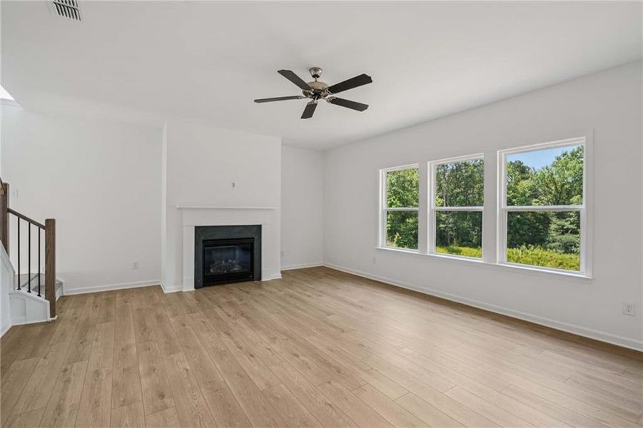 Spacious, unfurnished interior of a new home in , Locust Grove (Image 17).