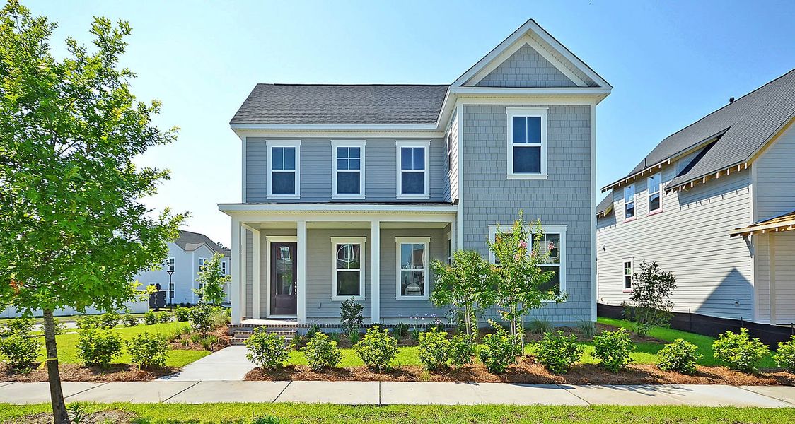 Representative exterior photo of a completed home built from the Shepard by Ashton Woods in Midtown at Nexton, Summerville, SC (Image 21).