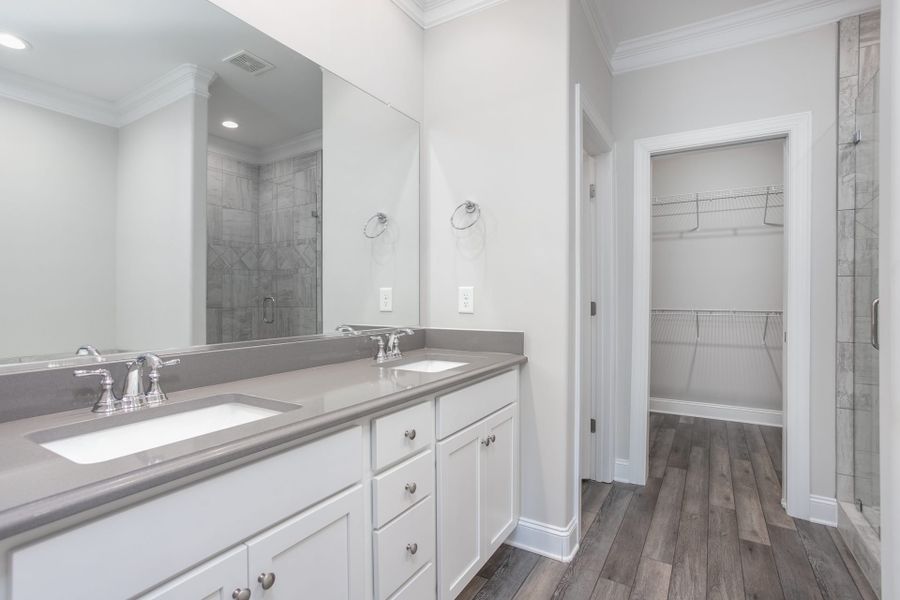 Furnished interior in a model home at Friedberg Village in Winston-Salem (Image 19).