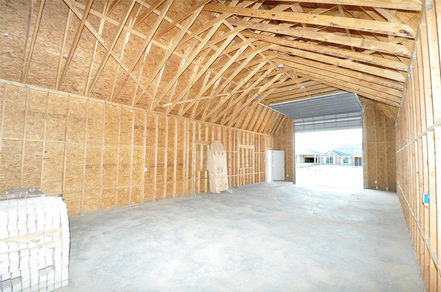 In-progress construction of a new home in , League City, TX (Image 38).