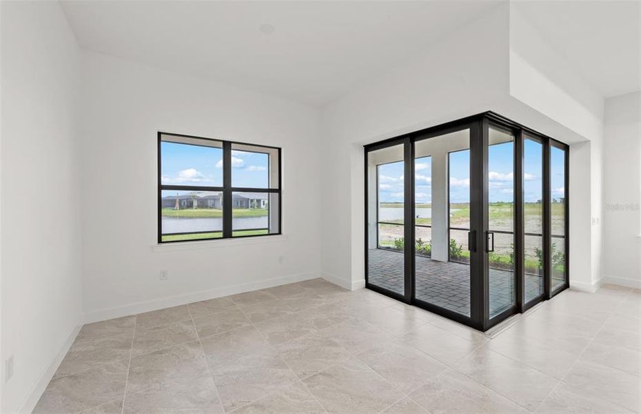 Spacious, unfurnished interior of a new home in Del Webb Catalina, Lakewood Ranch (Image 18). Spacious, unfurnished interior of a new home in Del Webb Catalina, Lakewood Ranch (Image 18).