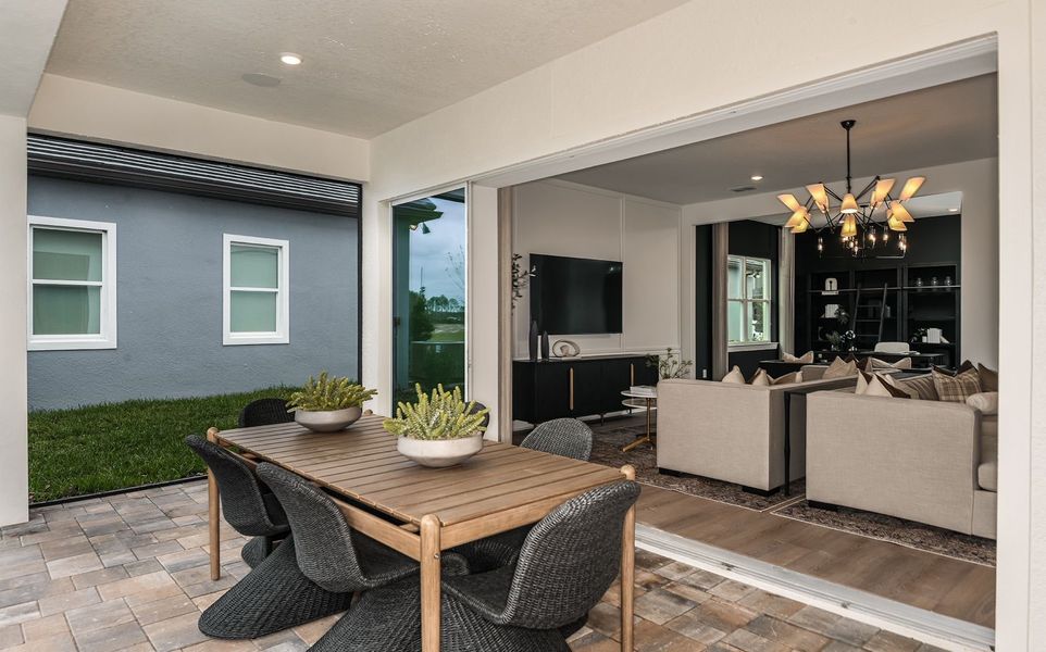 Furnished interior view inside a new home in Two Rivers, Zephyrhills (Image 5).