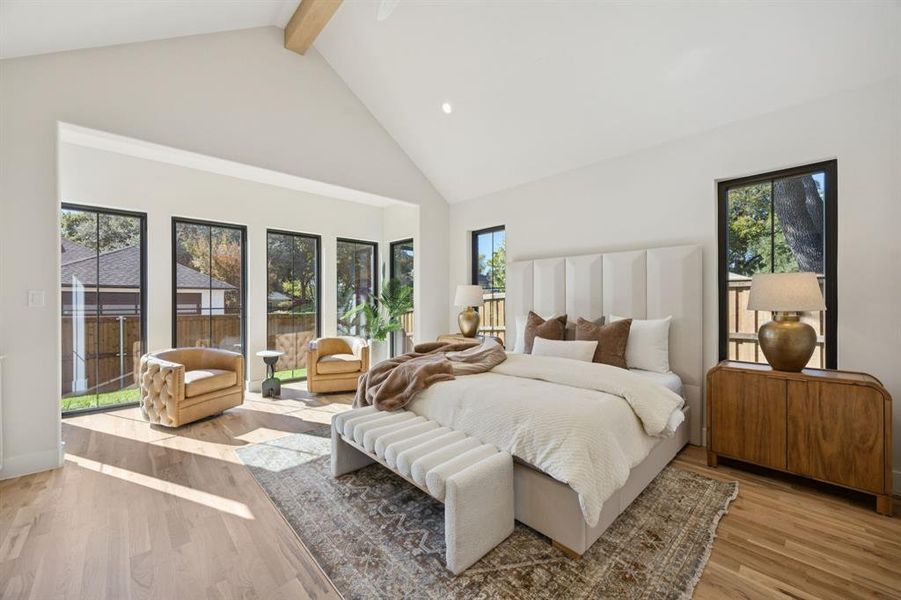 Furnished interior view inside a new home in , Dallas (Image 11).