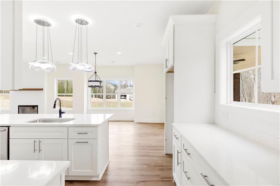 Furnished interior view inside a new home in , Dallas (Image 9).