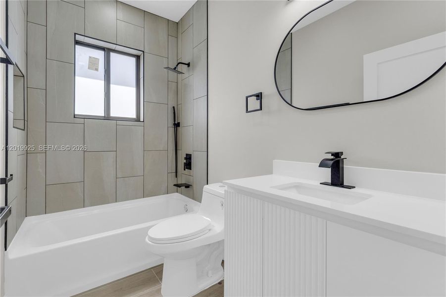 Furnished interior view inside a new home in , Miami (Image 10).
