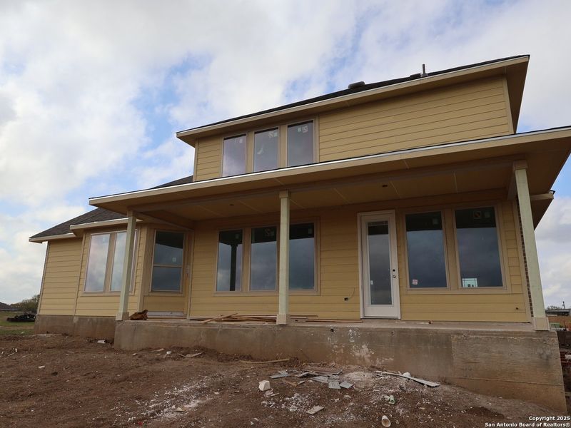 In-progress construction of a new home in Everly Estates, San Antonio, TX (Image 25).