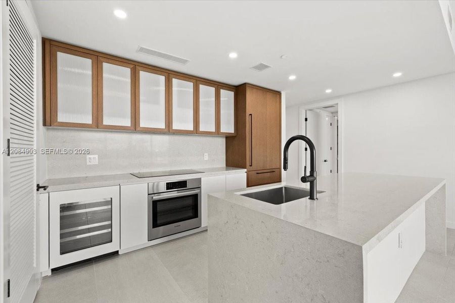 Furnished interior view inside a new home in , Miami (Image 9).