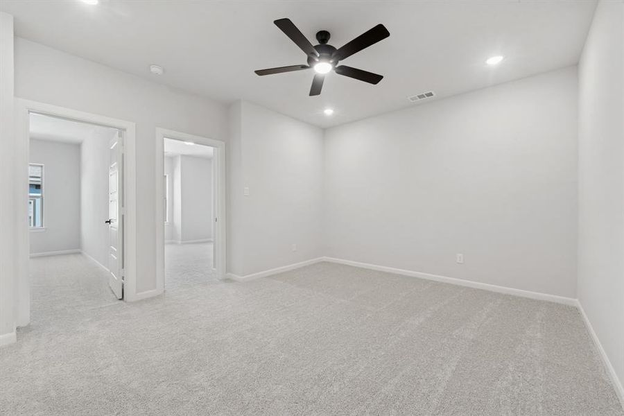 Spacious, unfurnished interior of a new home in Hillside at Las Colinas, Irving (Image 22). Spacious, unfurnished interior of a new home in Hillside at Las Colinas, Irving (Image 22).