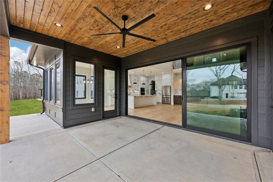 Exterior details and patio area of a home in , Auburn (Image 59).