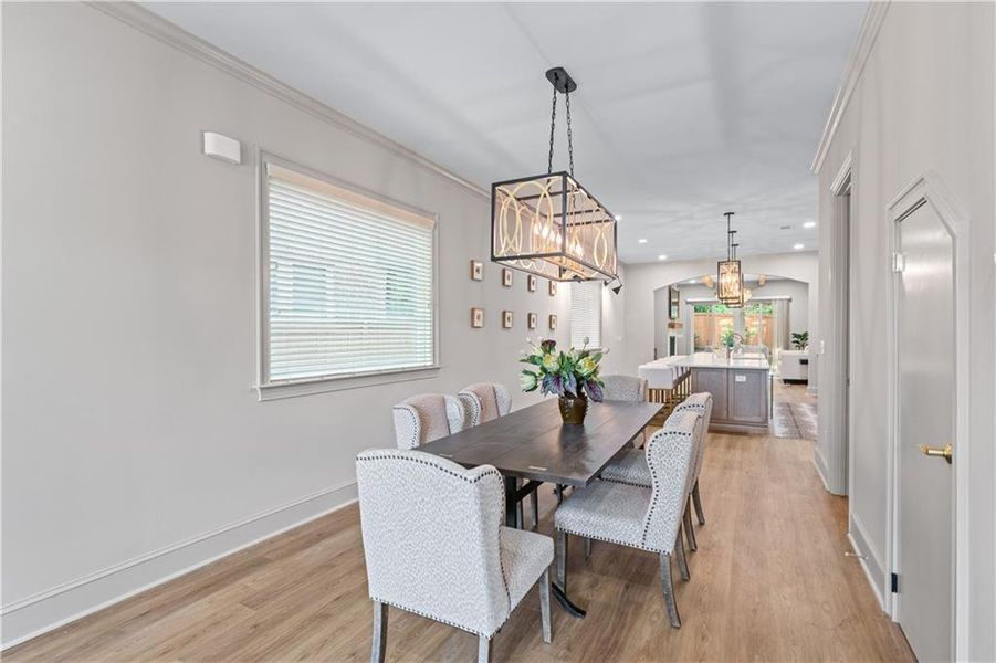 Furnished interior view inside a new home in , Atlanta (Image 13).