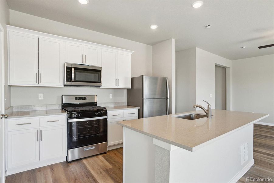 Furnished interior view inside a new home in Bennett Ranch, Bennett (Image 6).