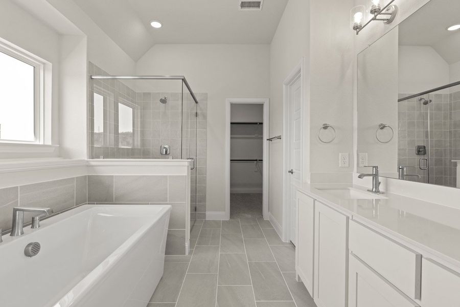 Representative furnished interior of a home built from the San Martino II by Pacesetter Homes in Park Hills, Rockwall (Image 8). Representative furnished interior of a home built from the San Martino II by Pacesetter Homes in Park Hills, Rockwall (Image 8).