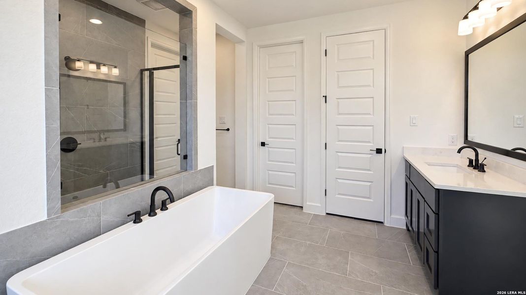Furnished interior view inside a new home in Mayfair, New Braunfels (Image 14).