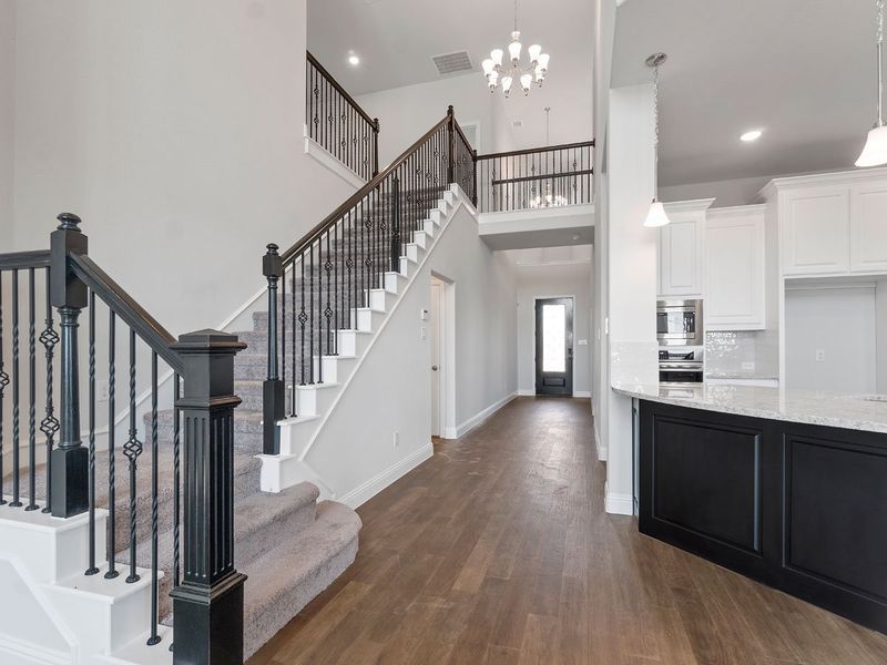 Representative furnished interior of a home built from the Weston by Landon Homes in Lexington Frisco, Frisco (Image 11).