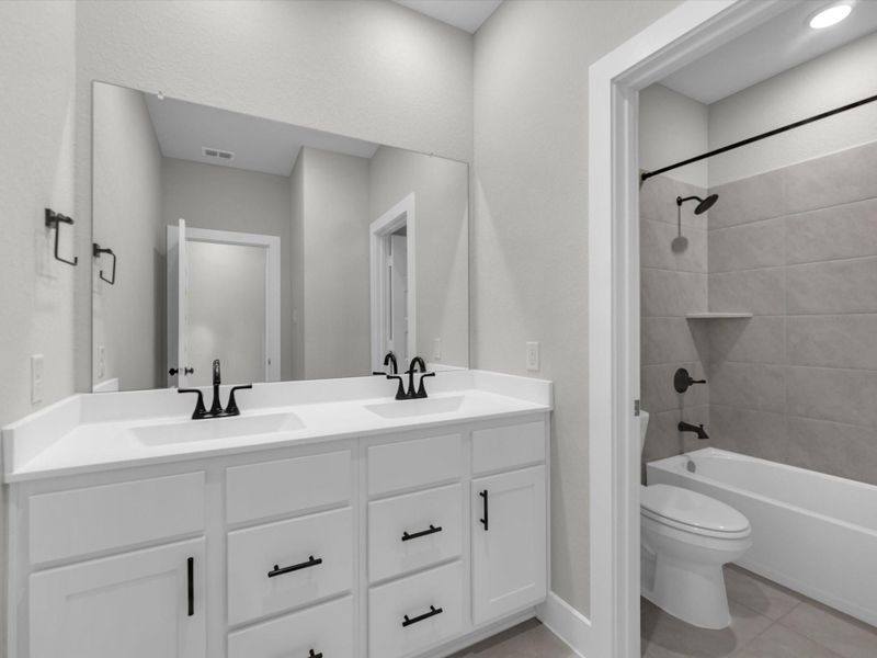 Furnished interior view inside a new home in Pecan Ridge, Fulshear (Image 10).