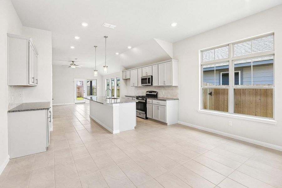 Furnished interior view inside a new home in Aldeana, Bonney (Image 16).