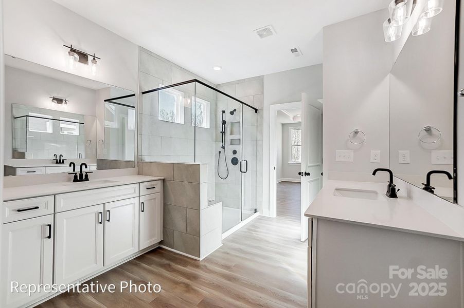 Furnished interior view inside a new home in Heritage - 55+ Community, Indian Trail (Image 6).