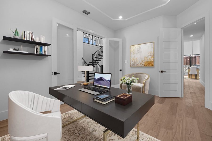 Representative furnished interior of a home built from the Amalfi by Landon Homes in Lexington Frisco, Frisco (Image 6). Representative furnished interior of a home built from the Amalfi by Landon Homes in Lexington Frisco, Frisco (Image 6).