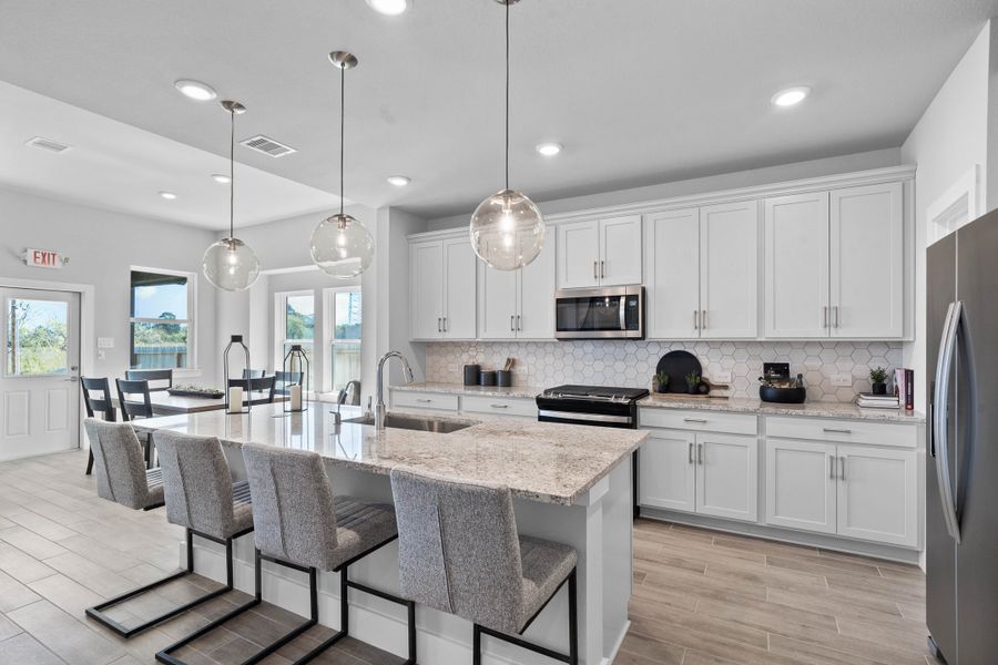 Furnished interior view inside a new home in Montgomery Ridge, Montgomery (Image 6).