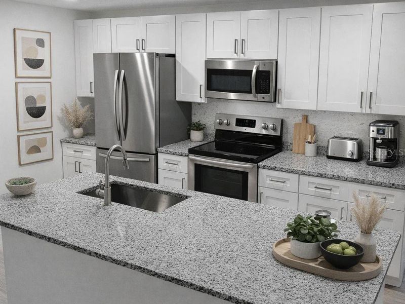 Furnished interior view inside a new home in , Haines City (Image 5).