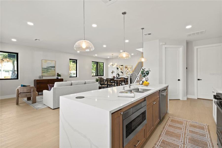 Furnished interior view inside a new home in , Orlando (Image 15). Furnished interior view inside a new home in , Orlando (Image 15).