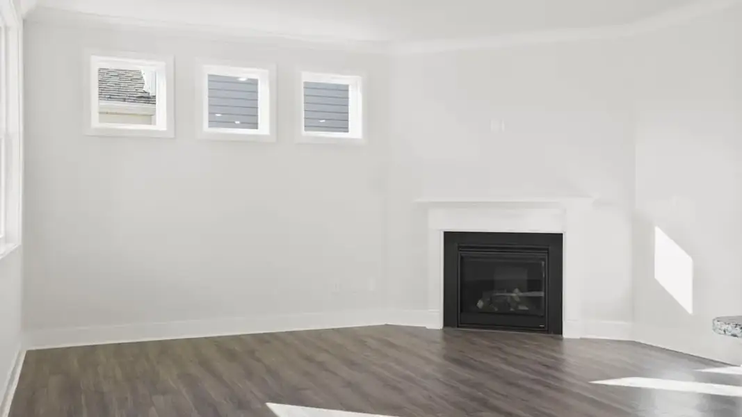 Representative unfurnished interior of a home built from the Bristol by D.R. Horton in Spring Ridge Reserve, Anderson (Image 29).