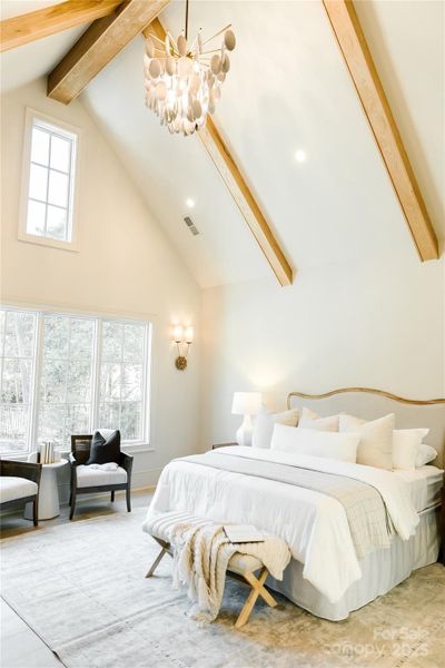 Furnished interior view inside a new home in , Charlotte (Image 11).