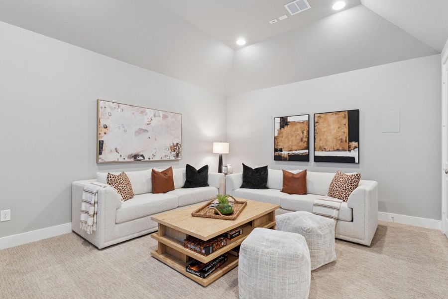 Plan 1578 Representative Photo - Media Room Plan 1578 Representative Photo - Media Room