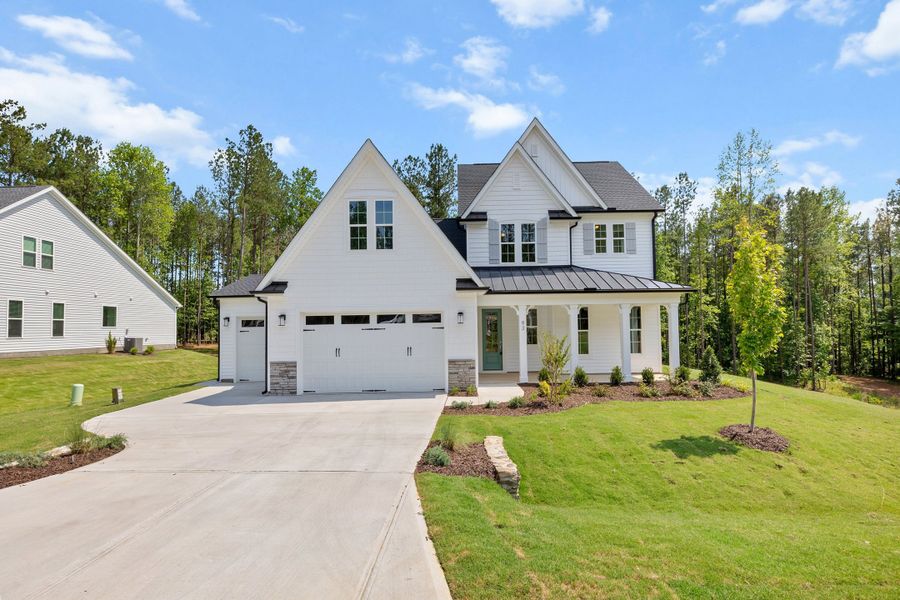 Representative exterior photo of a completed home built from the The Chandler by RobuckHomes in Baylee Ridge, Selma, NC (Image 47).