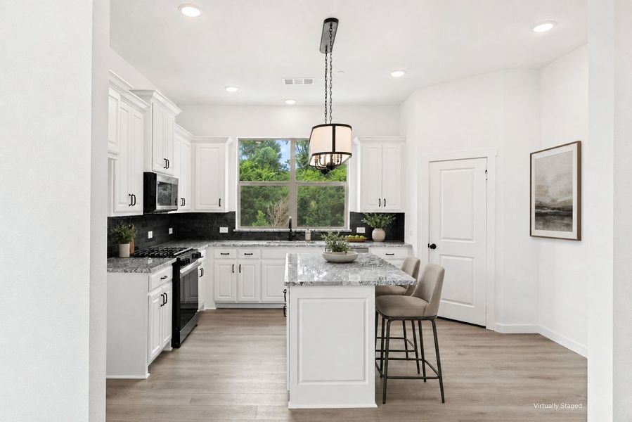 Representative furnished interior of a home built from the Waterview by Grenadier Homes in Cottonwood Creek, Rowlett (Image 9). Representative furnished interior of a home built from the Waterview by Grenadier Homes in Cottonwood Creek, Rowlett (Image 9).