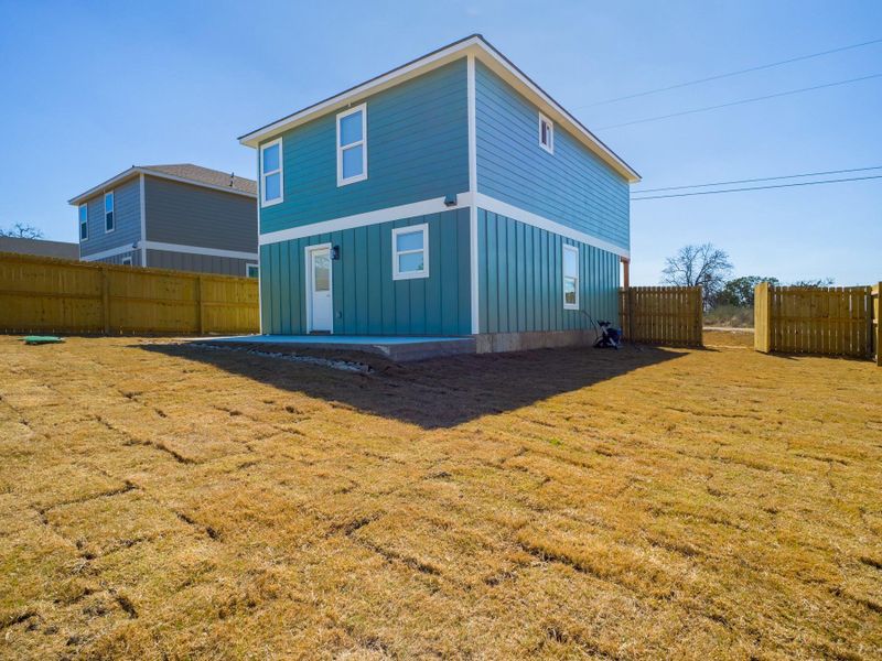 Exterior details and patio area of a home in , Granite Shoals (Image 23).