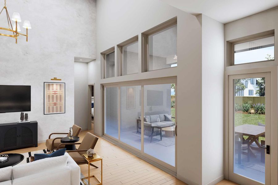 The Mandan - Optional Sliding Glass Door