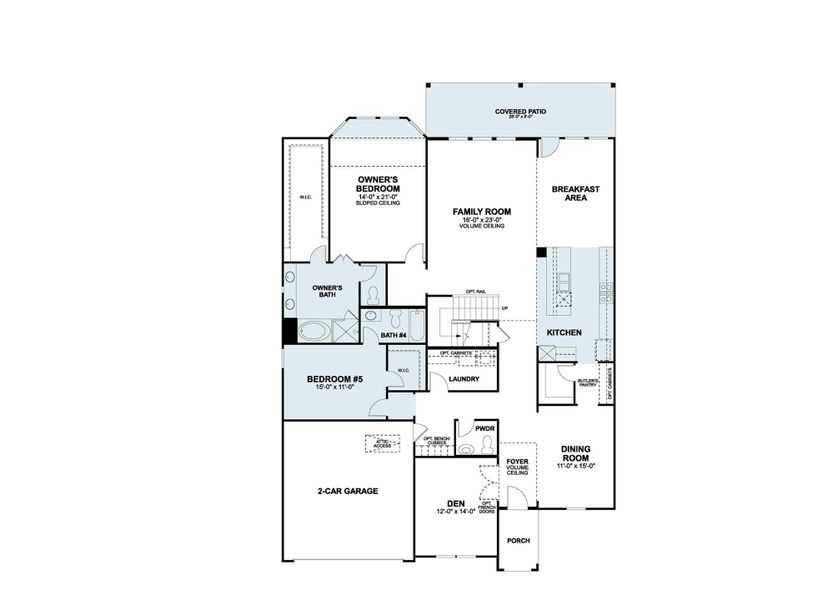 2D floor plan layout of this home in Barksdale, Leander, TX (Image 4). 2D floor plan layout of this home in Barksdale, Leander, TX (Image 4).