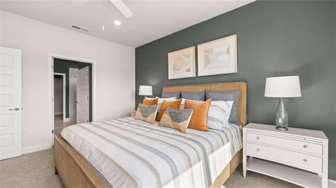 Furnished interior view inside a new home in Oak Ridge Meadows, Locust Grove (Image 27).