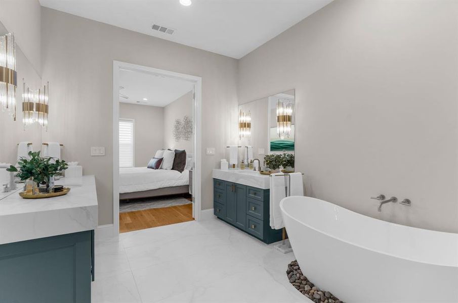 Furnished interior view inside a new home in , Frisco (Image 29). Furnished interior view inside a new home in , Frisco (Image 29).